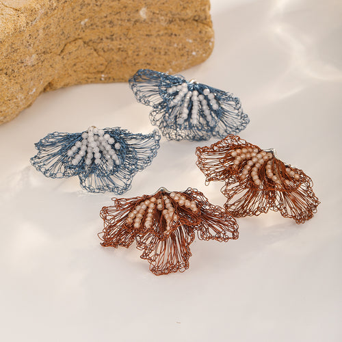 Beaded Fan Earrings, all styles