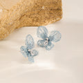Blue Butterfly Studs — Butterfly