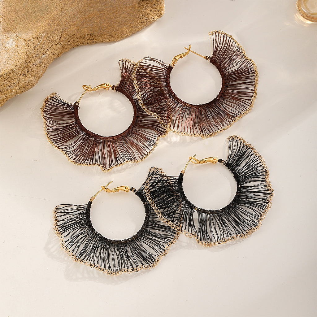 Fan Hoop Earrings, all styles