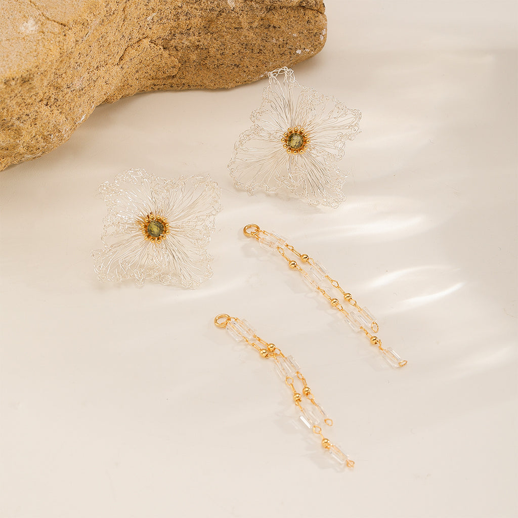 Flower Chain Earrings