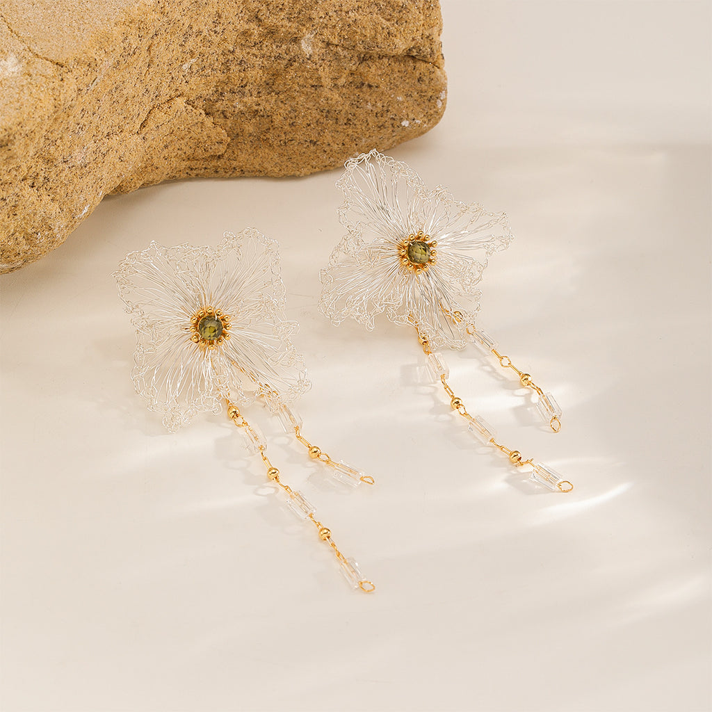 Flower Chain Earrings