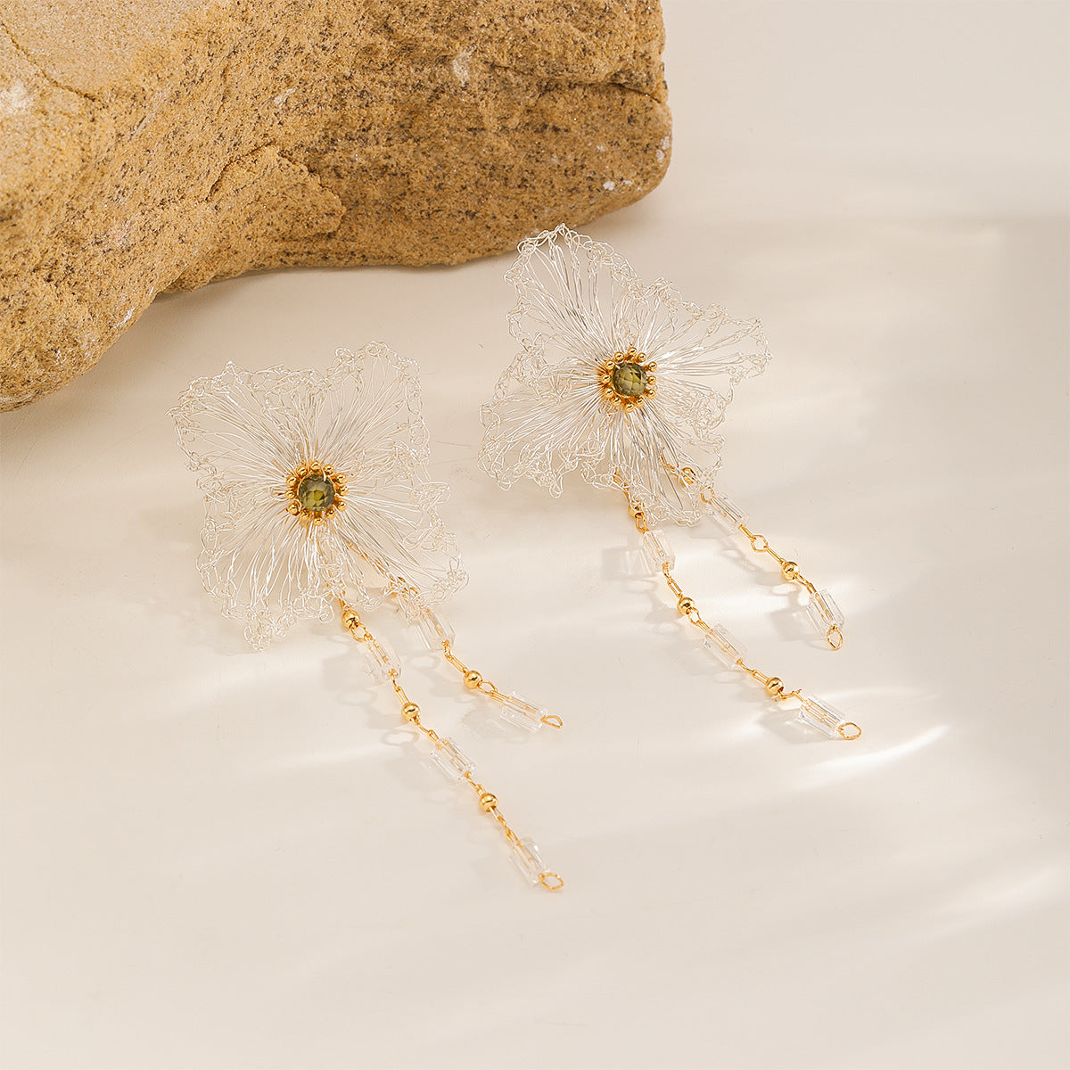 Flower Chain Earrings