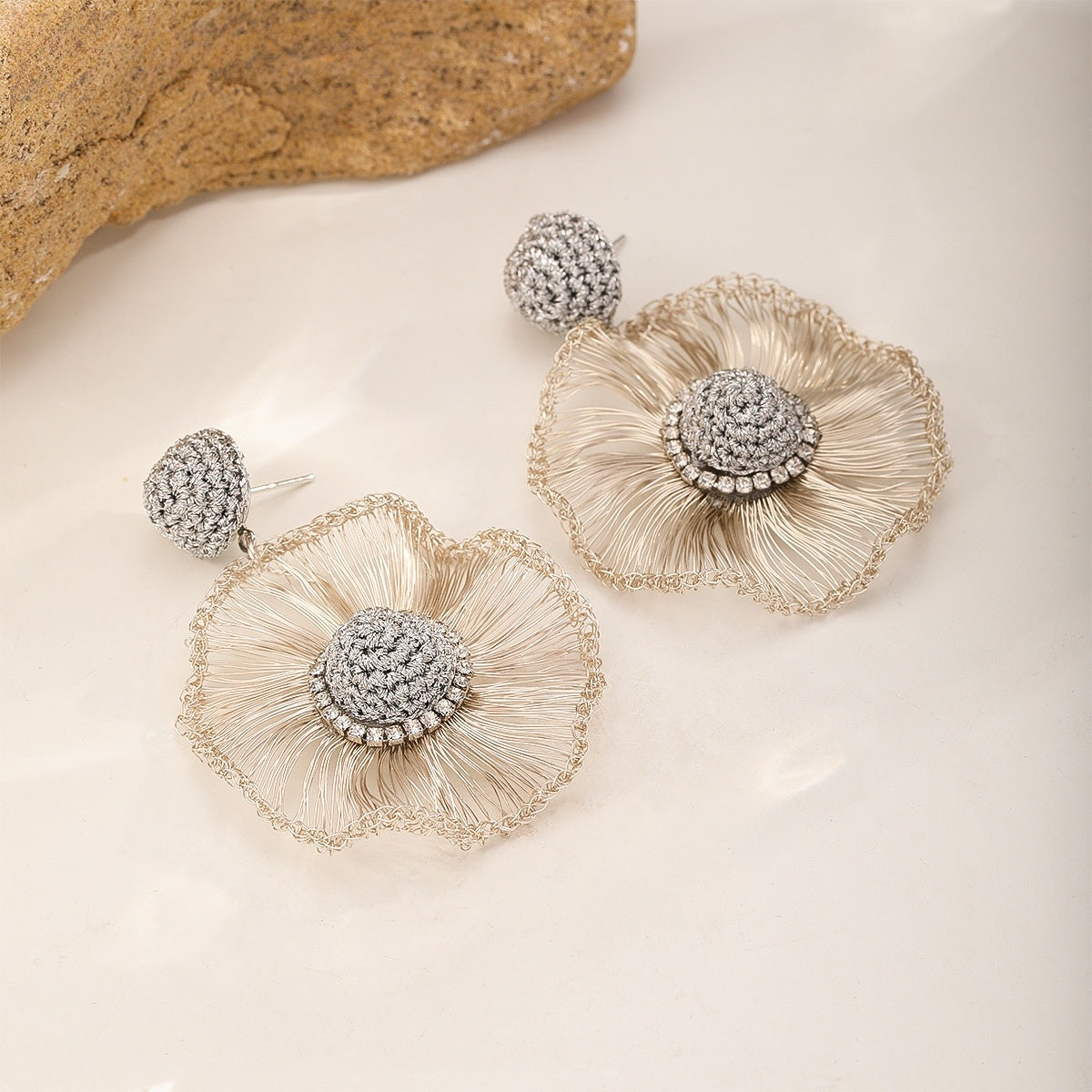 Full Bloom Drop Earrings