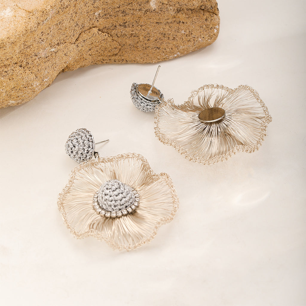 Full Bloom Drop Earrings