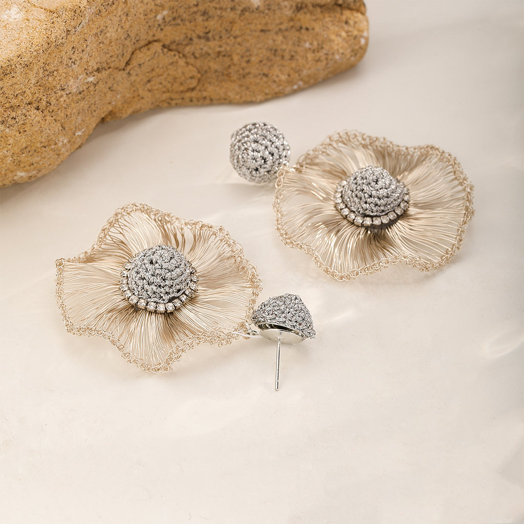 Full Bloom Drop Earrings
