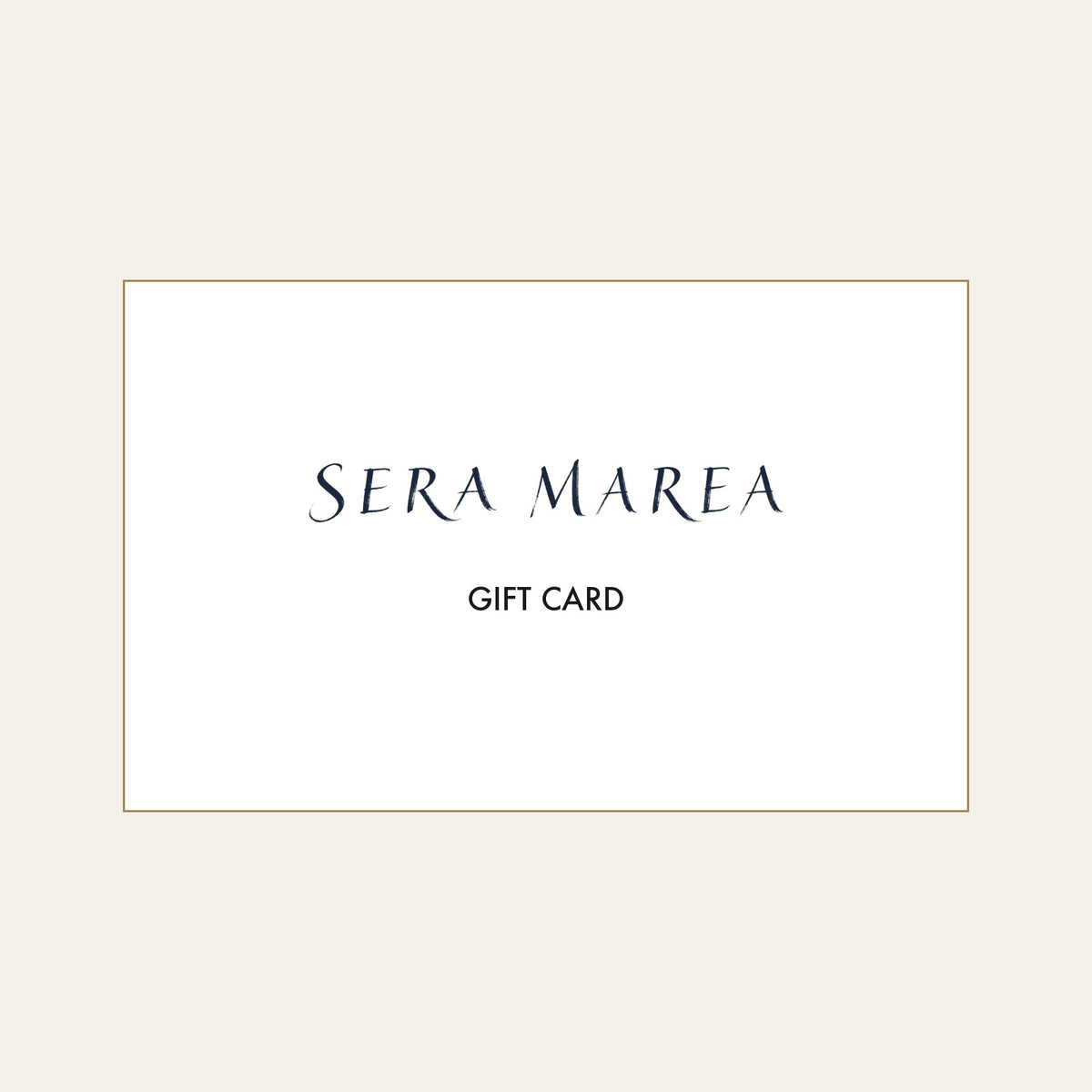 Sera Marea gift card