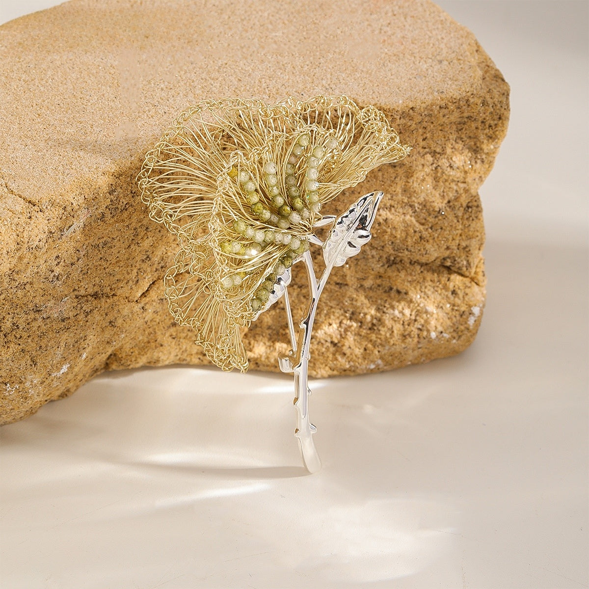 Ginkgo Brooch
