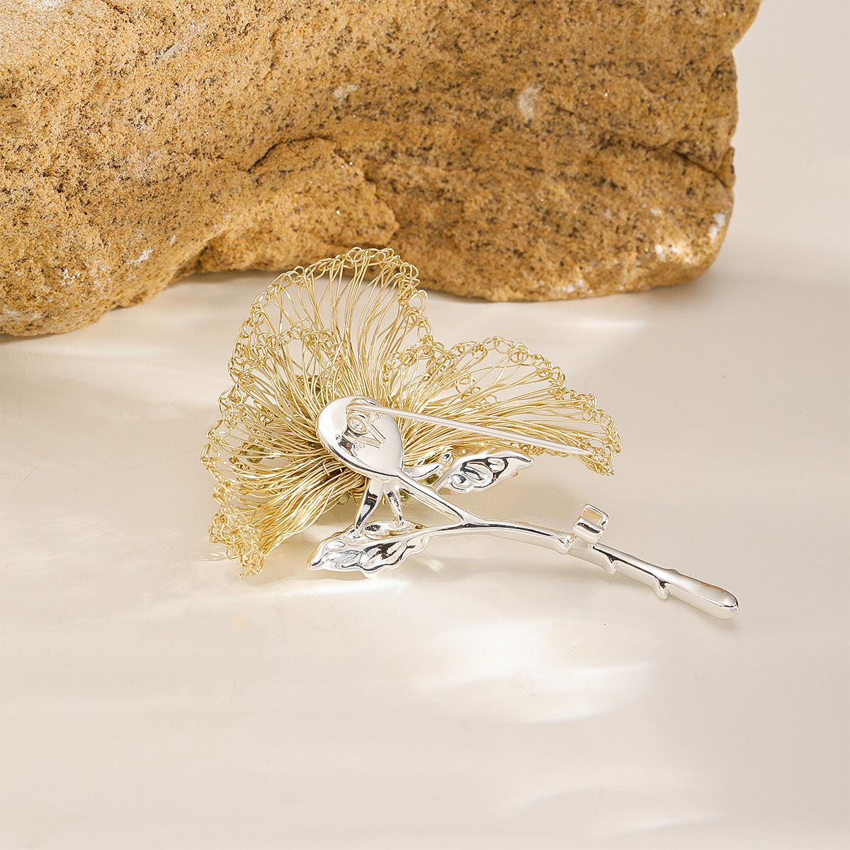 Ginkgo Brooch