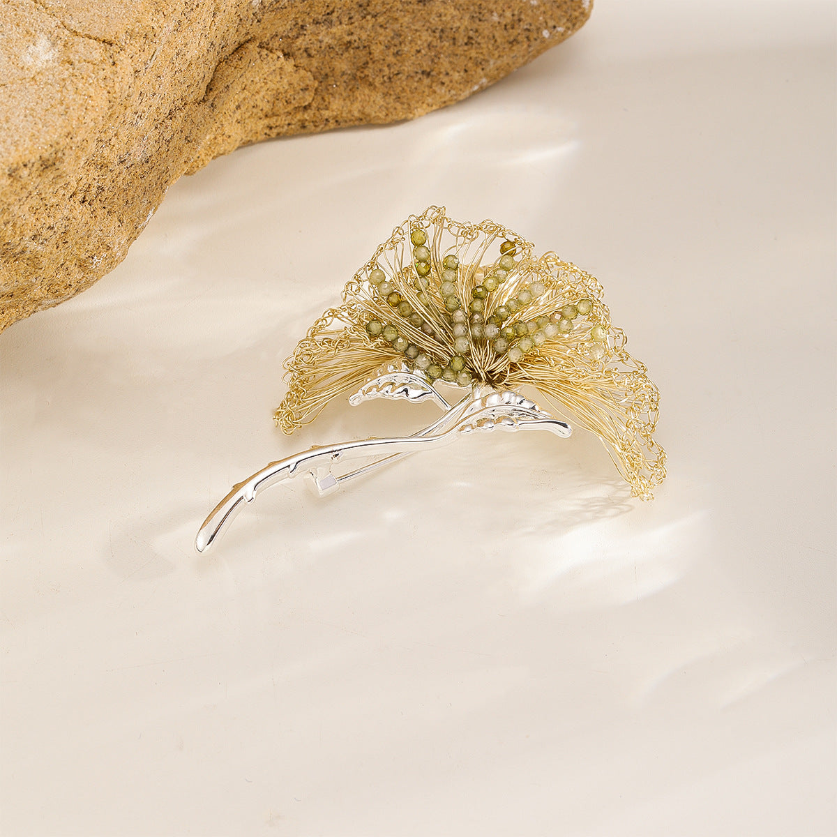 Ginkgo Brooch