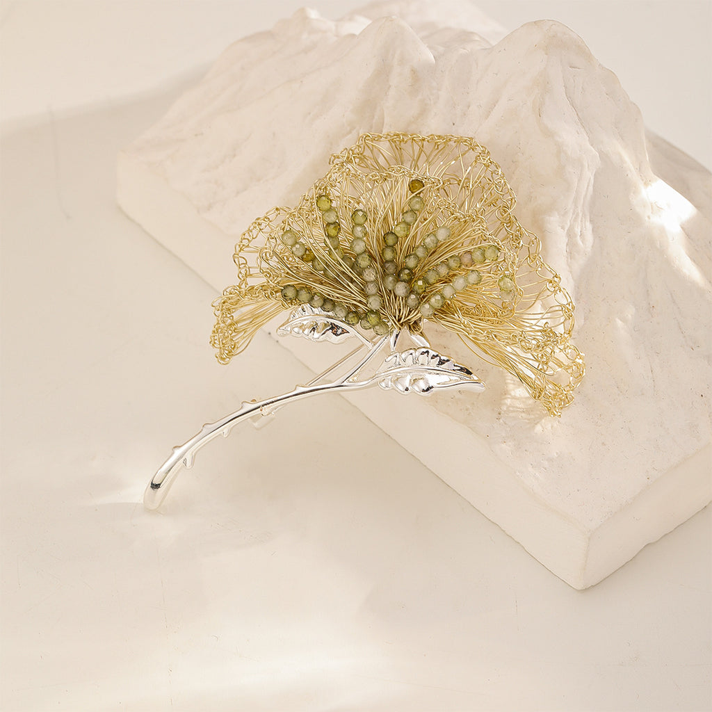 Ginkgo Brooch