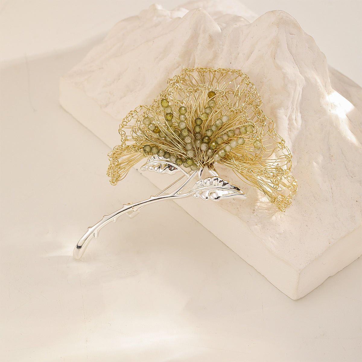 Ginkgo Brooch