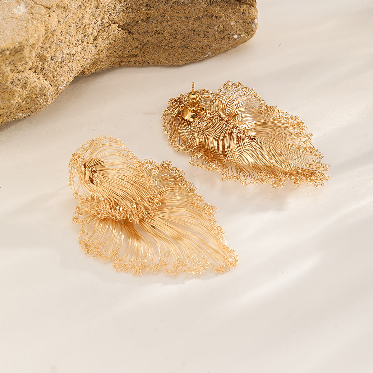 Golden Leaf Earrings