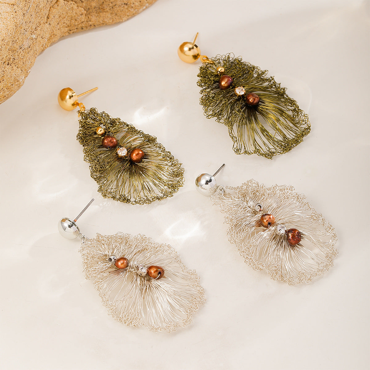 Kelp Leaf Earrings, all styles