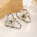 Midnight Flower Earrings
