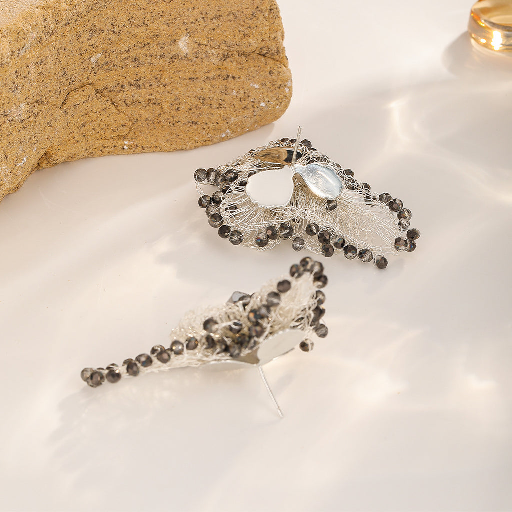 Midnight Flower Earrings