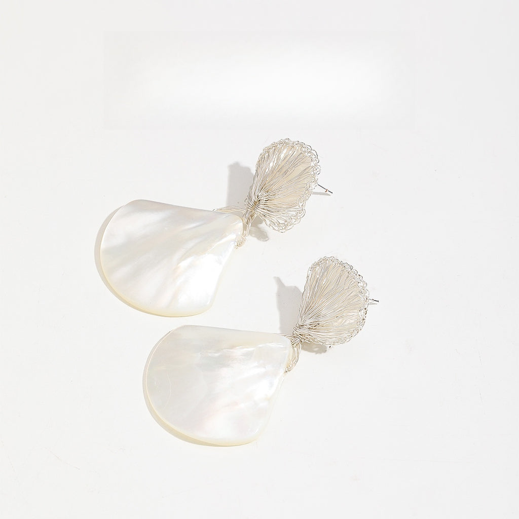 Mother-of-Pearl Drop Earrings