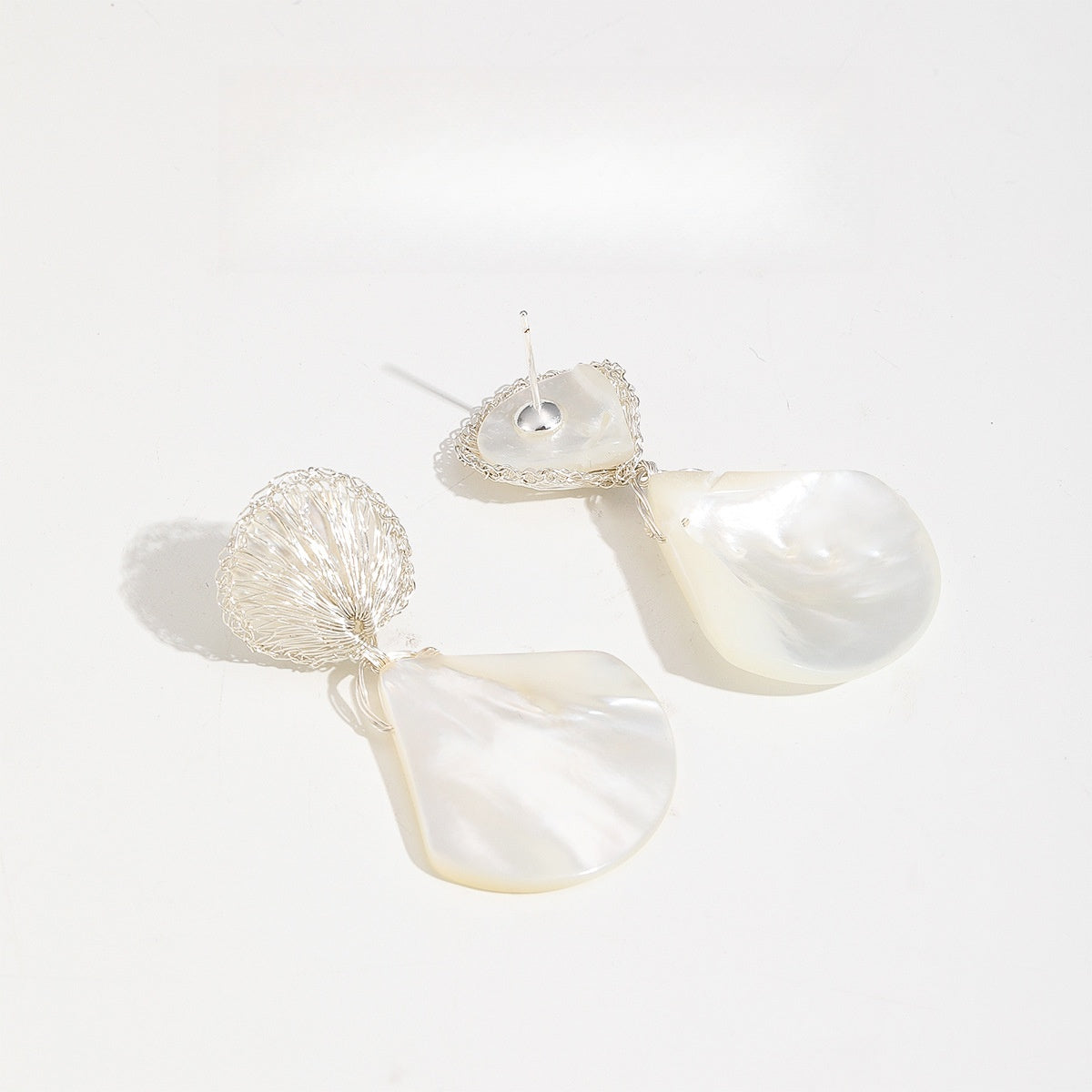 Mother-of-Pearl Drop Earrings