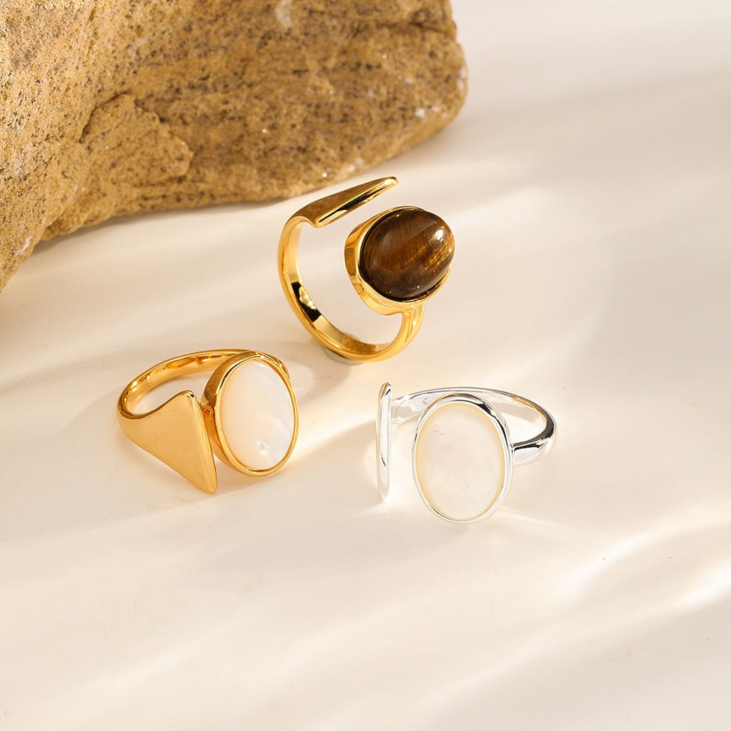 Open Oval Ring, oval styles