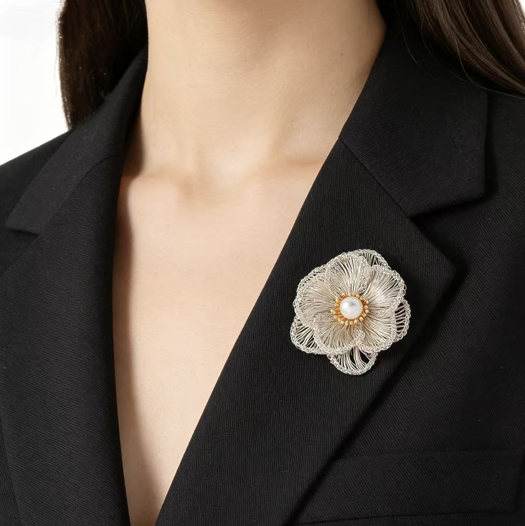 Pearl Blossom Brooch