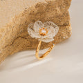 Pearl Flower Ring