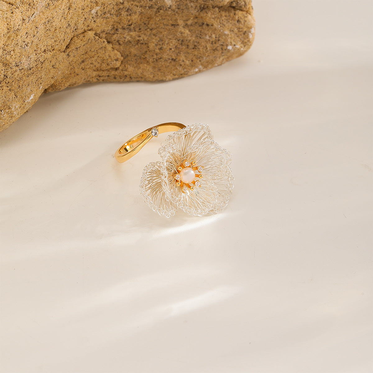 Pearl Flower Ring