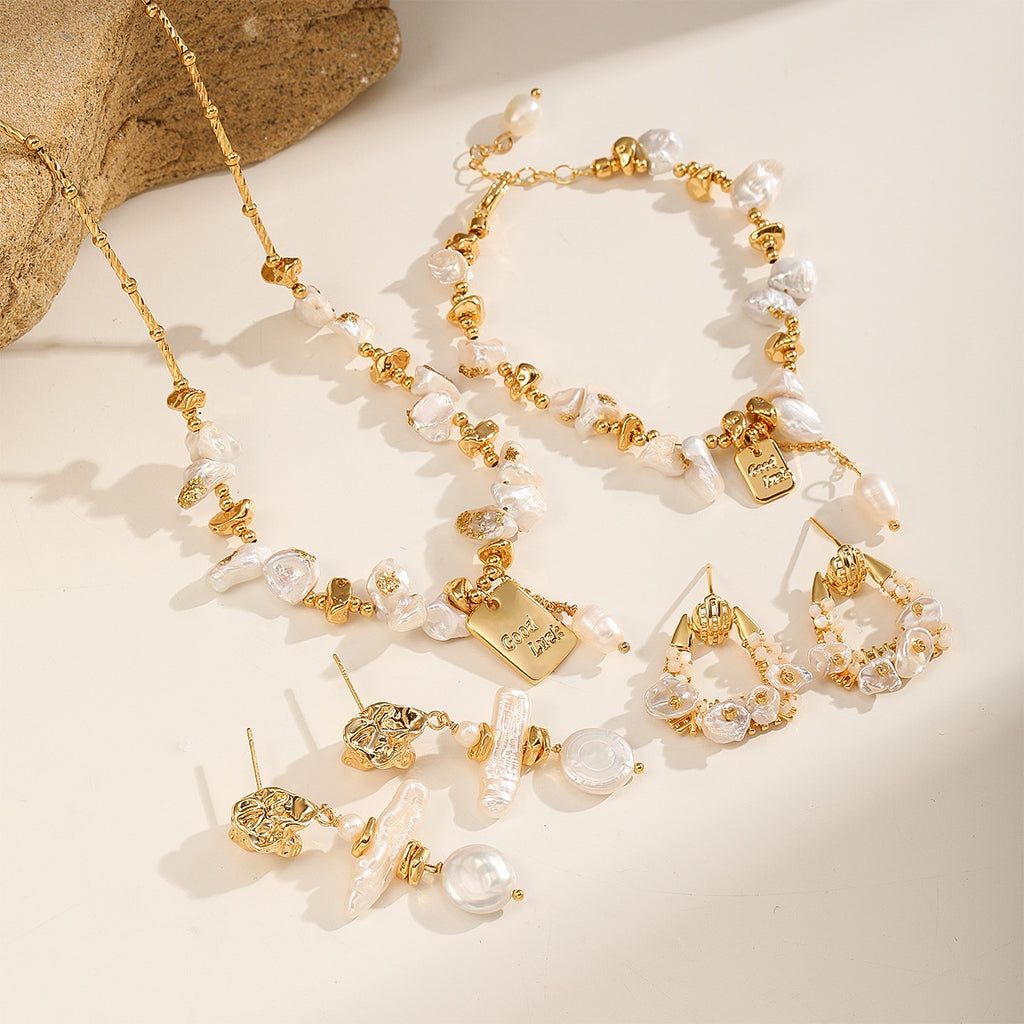 Pearl & Nugget Set, all pieces