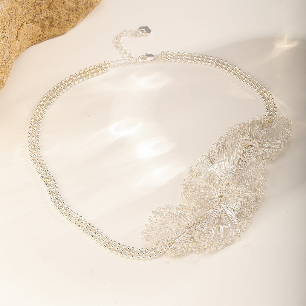 Silver Ruffle Set