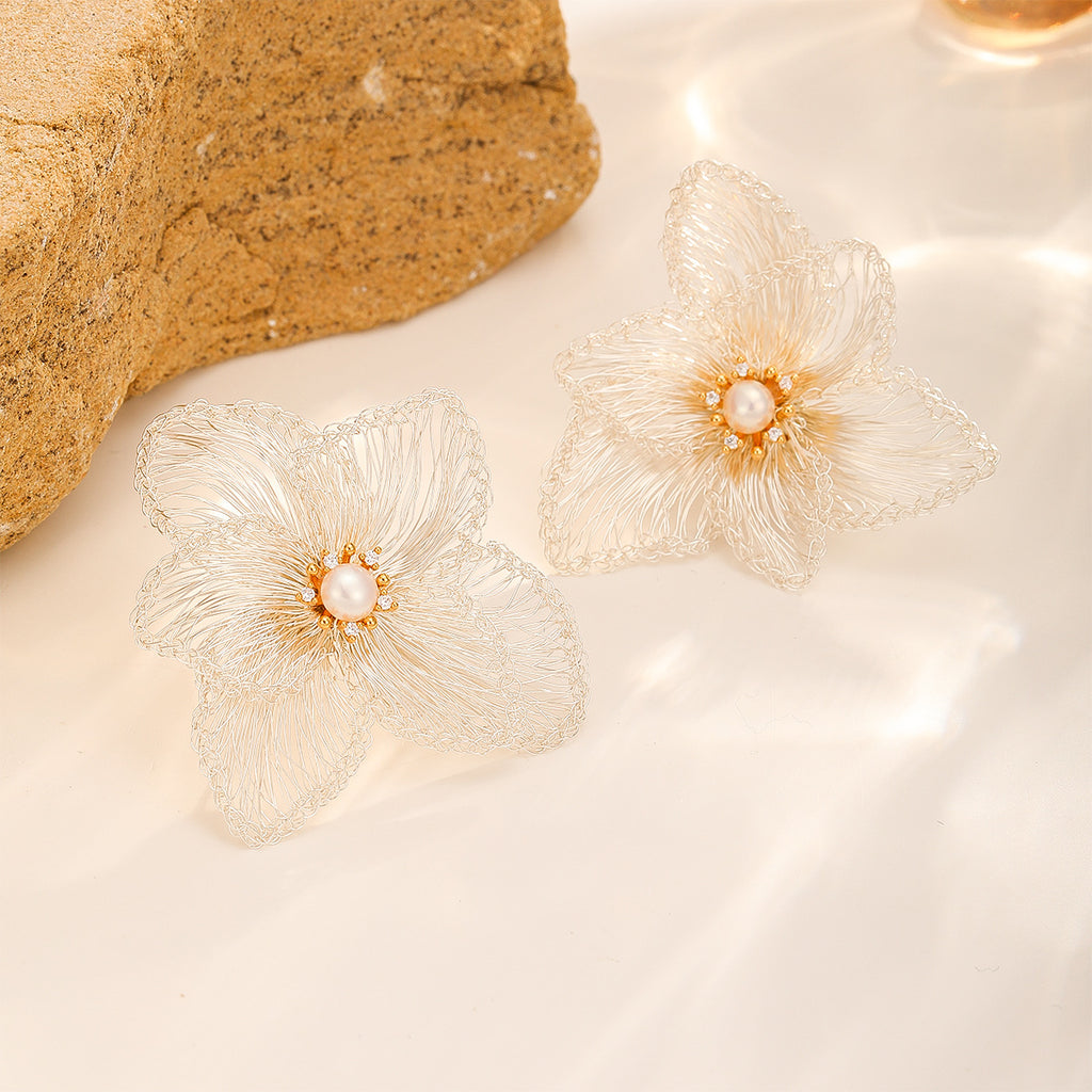 Silver Star Flower Set