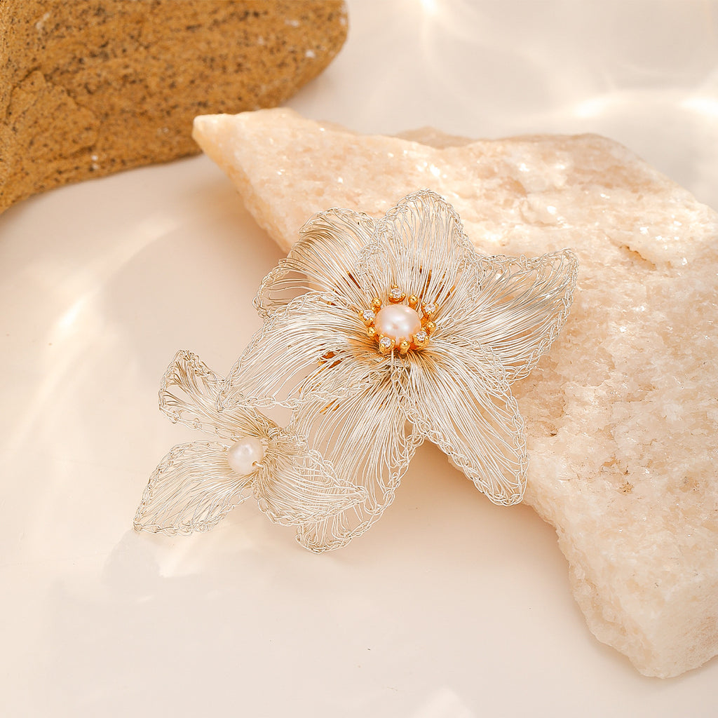 Silver Star Flower Set