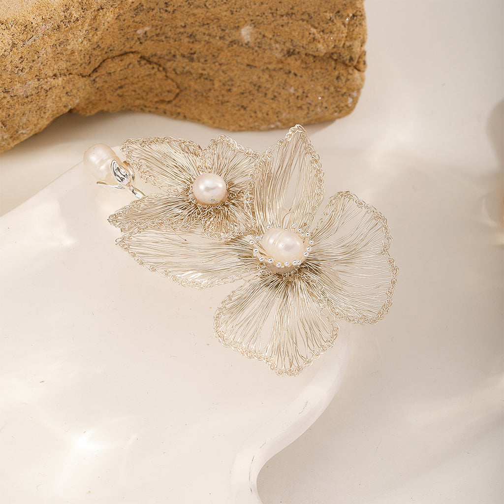 Twin Flower Brooch