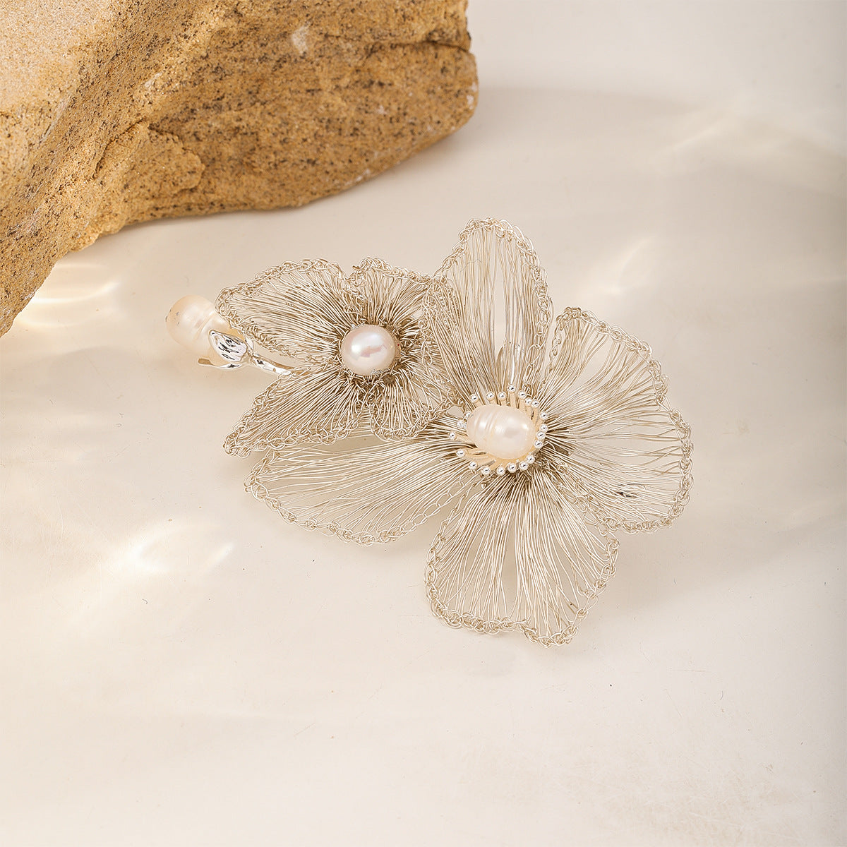 Twin Flower Brooch