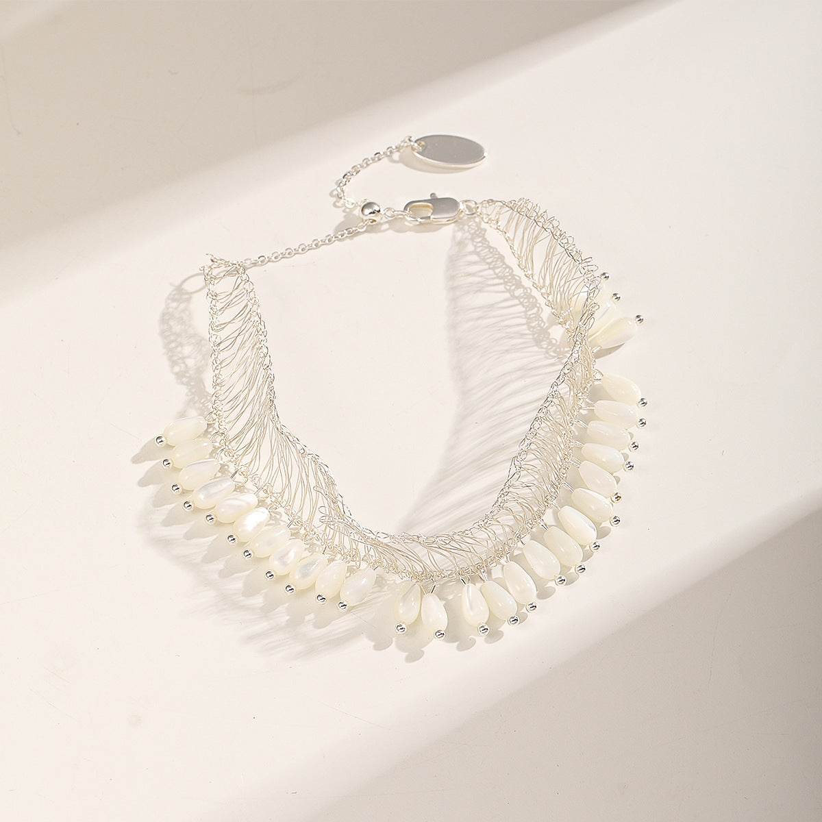 White Fringe Set